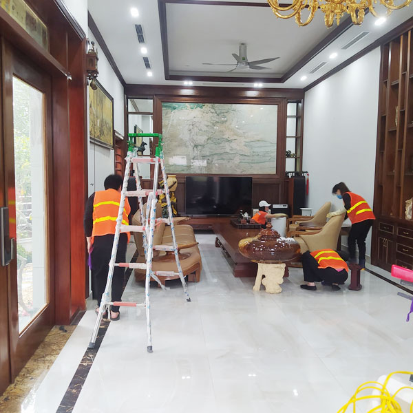 Dự án vệ sinh công nghiệp 8